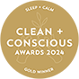 2024 Clean & Conscious Awards sleep & calm gold award winner