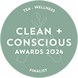 2024 Clean & Conscious Awards tea & wellness finalist award