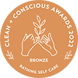 Clean and conscious awards 2022 bronze.