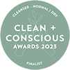 Clean and conscious awards finalist 2023