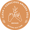 Clean and conscious beauty awards 2022 bathing self care bronze
