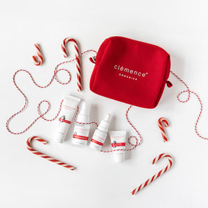Mini Red Cosmetic Bag