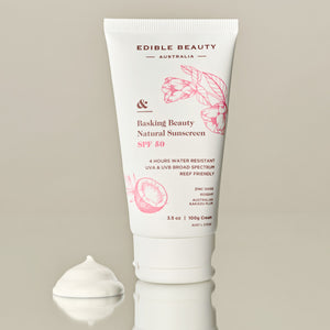 Edible Beauty Basking Beauty Natural Sunscreen SPF50