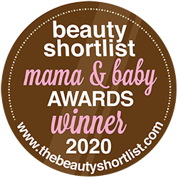 2020 Beauty shortlist mama and baby awards winner.